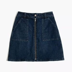Madewell denim utility zip skirt size 25 Coastal Cowgirl